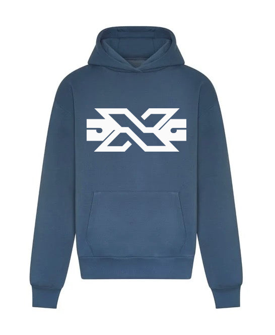 DXG Large Logo Hoodie - Airforce Blue