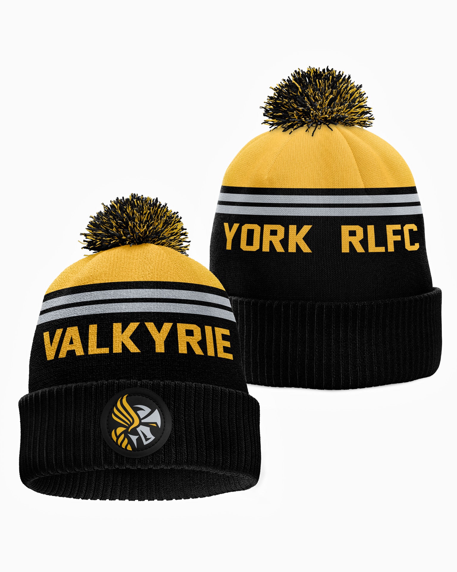 York Valkyrie 2026 Yellow-Top Bobble Hat