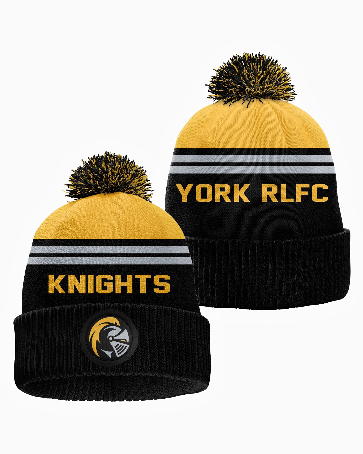 York Knights 2026 Yellow-Top Bobble Hat
