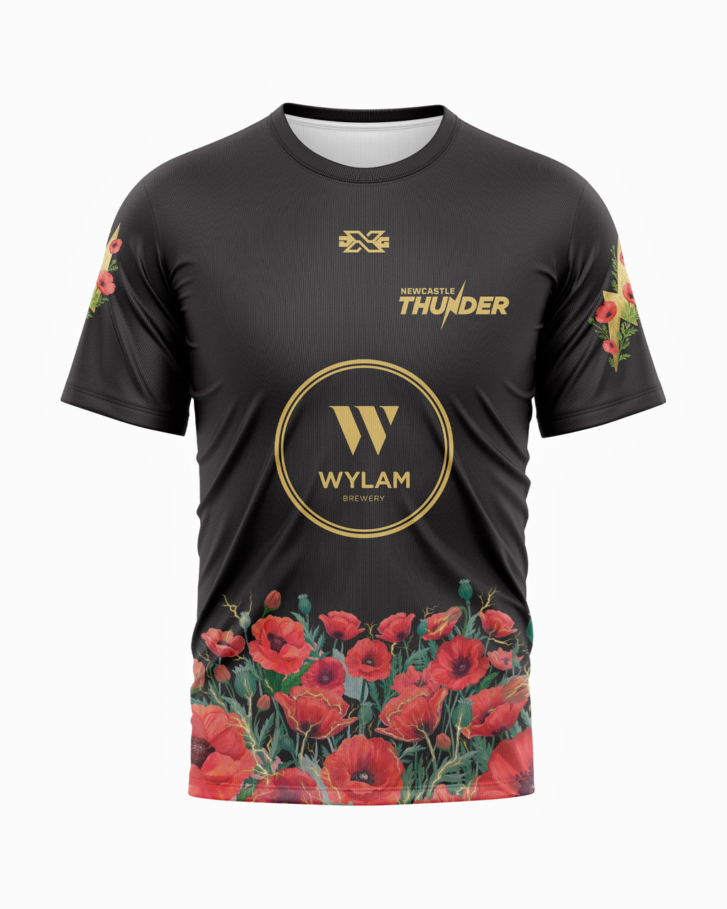 Newcastle Thunder 2026 Armed Forces Warmup Tee
